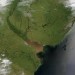 Uruguay from space