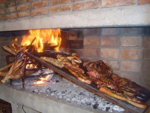 Uruguayan asado or barbecue