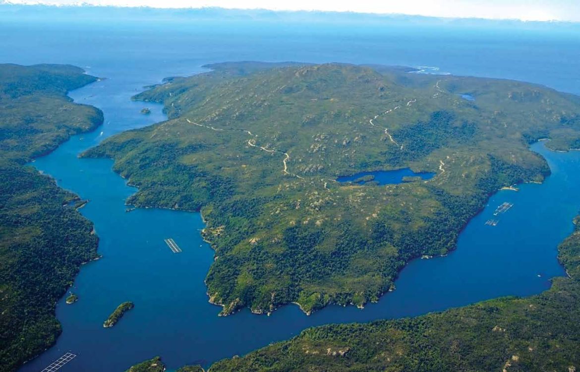 San Pedro Island in Chile